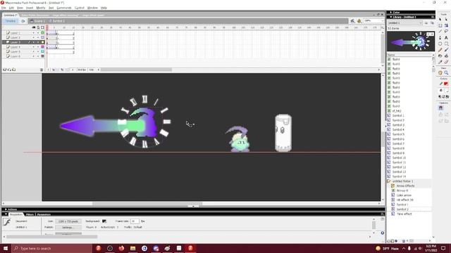 How to Sprite Animate Kirby in Flash 8 (Part 2: Different Impacts) смотреть онлайн