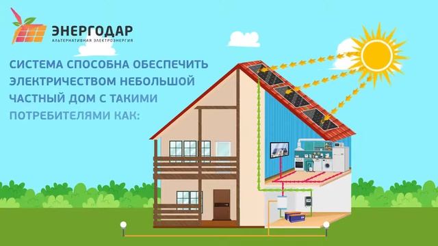 Принцип работы автономной солнечной станции