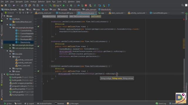 SQLite en Android Studio, (Actualizar y Eliminar datos) смотреть онлайн