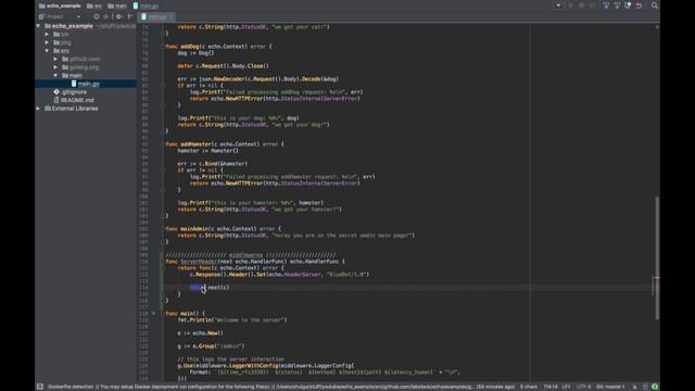 [Blue Bot] Creating Golang WebServer With Echo - Part 6： Custom Middlewares