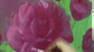 Урок живописи маслом. Импрессионизм. Пионы.