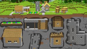 Я НАШЕЛ ПОДЗЕМНУЮ ДЕРЕВНЮ ЖИТЕЛЕЙ В МАЙНКРАФТ Топовский Minecraft