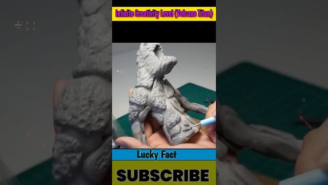 असली volcano Titan नही हैं😱 Amezing Resin Art Jack Jack Creator #trending #short #viral #anime