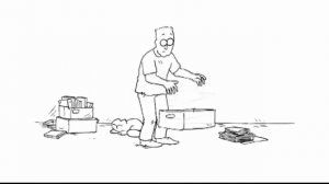 Кот Саймона и коробка