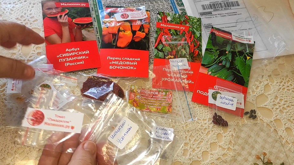 Обзор семян от МАЛИННИК. РУ, кто любит томаты Черри , для вяления, огурцы и перцы и не только.