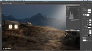 How to Create Matte Paintings without Drawing Skills (speed art process)