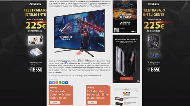 ANÁLISIS MONITOR ASUS ROG STRIX XG43UQ HDMI 2.1 Y 144HZ | LANZAMIENTO Y PRECIO смотреть онлайн