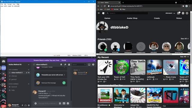 Free Robux (Method #3) (updated) (working as if March 25 2021) смотреть онлайн