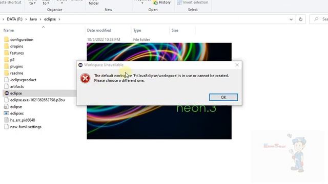 An error has occurred see the log file / Error while starting eclipse / Java version Error / eclips смотреть онлайн