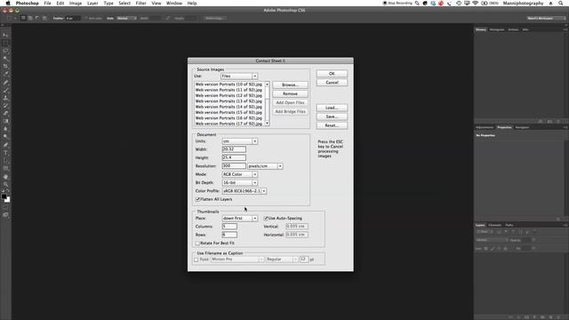 Creating a Contact Sheet in Photoshop CS6 смотреть онлайн