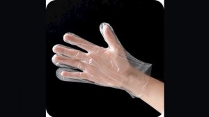 Прозрачные одноразовые перчатки, гигиенические перчатки из пластика для приготовления пищи,