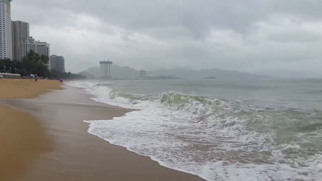 Зимнее море Нячанг, Январь.