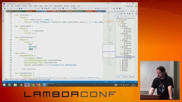 LambdaConf 2015 - Freya F# for HTTP Systems Andrew Cherry Part 2 смотреть онлайн