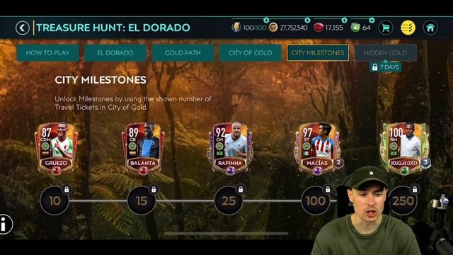 TREASURE HUNT EL DORADO EVENT IS HERE!!! - #FIFAMOBILE Road to Glory! #80 Ultimate Team смотреть онлайн