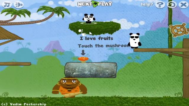 Игра3 Панды  3 Pandas. Прохождение полное. Game 3 Pandas 3 Pandas. Passage of the total.