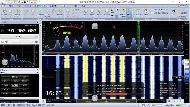 24.05.2023 13:02UTC, [Es], Предположительно RTSH Radio Tirana 1, Албания, 91.0МГц, 2019км