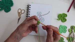 Трилистник - Лист Клевера Крючком. ОБЕРЕГ.