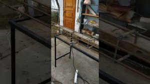 Каркас из арматуры для железных столбов
