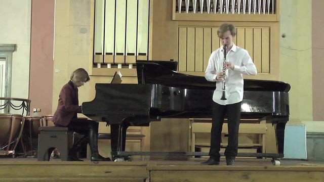 L. Spohr. Clarinet concerto №1. 1st mvt. Lev Zhuravsky - clarinet, Elena Serova - piano