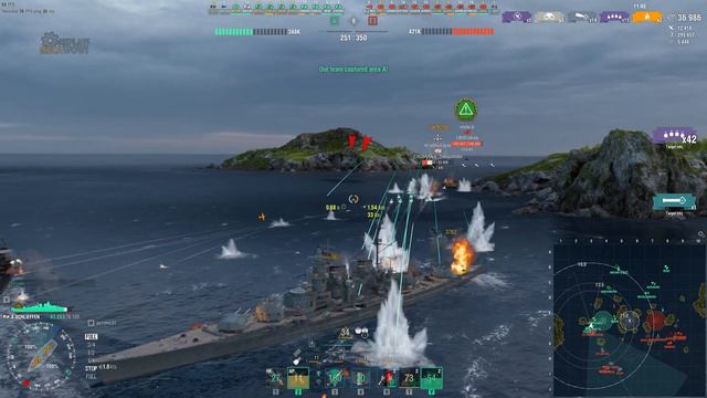 Schlieffen 7 Kills & 242k Damage | World of Warships Gameplay
