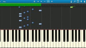 Heartache | UNDERTALE Toriel Fight Theme Official Soundtrack Piano Tutorial (Synthesia 9)
