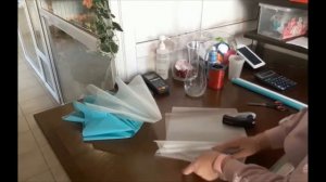 Сборка букета в упаковочную пленку (1 способ)