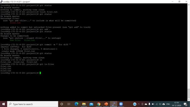 Git commands2 - Git diff ,Git rm, Git ignore, Git reset смотреть онлайн