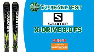 Тесты горных лыж Salomon X Drive 8 0 FS (Сезон 2015-16)