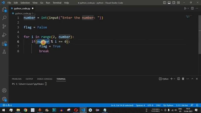 Python Program #11 - Check Prime Number in Python
