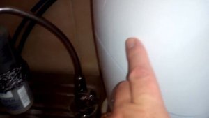 Подключение внизу фильтра eSpring у меня дома