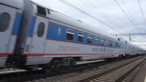 ЧС200-006 с поездом "Nevsky Express"/150 км/ч