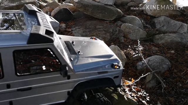 HG Mercedes G63 AMG 6X6 Tackling The Rock Course смотреть онлайн