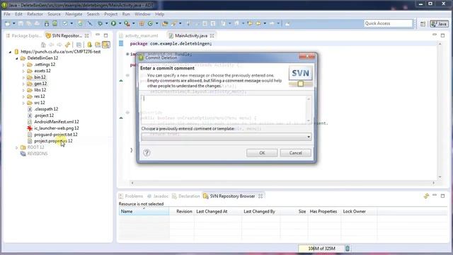 Subversive: Ignore bin/ and gen/ folders смотреть онлайн