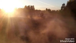 Racer Enduro 150. Поле,закат,самолетик;)