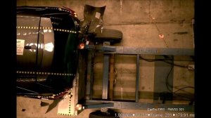 2009-2015 Toyota Venza FMVSS 301 Rear Crash Test (50 Mph)