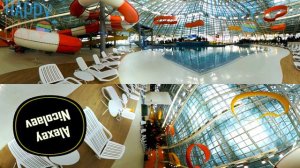 360 VR Панорама Аквапарк "На гребне волны" СКК Галактика Когалым - Video panorama Aquapark Kogalym