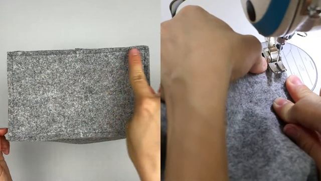 Корзина из фетра легко и просто | Шьем корзинку для хранения своими руками