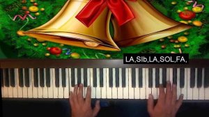 Campana sobre Campana en Piano con Notas en las dos Manos!