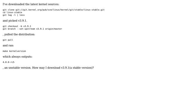 Unix & Linux: How to select the tag of the latest non-unstable/release candidate version? смотреть онлайн