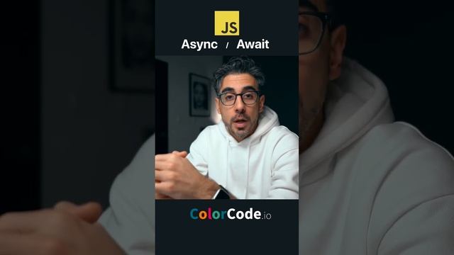 JavaScript Async Await ??? Tutorial in 1 Minute #shorts