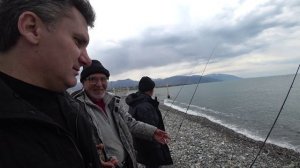 Адлер. Рыбаки в Имеретинке ..