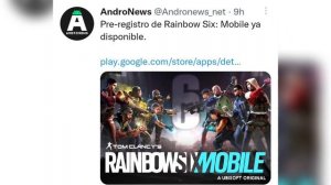 UBISOFT SORPENDE a la COMUNIDAD CON Rainbow Six: MOBILE, GRANDES NOTICIAS