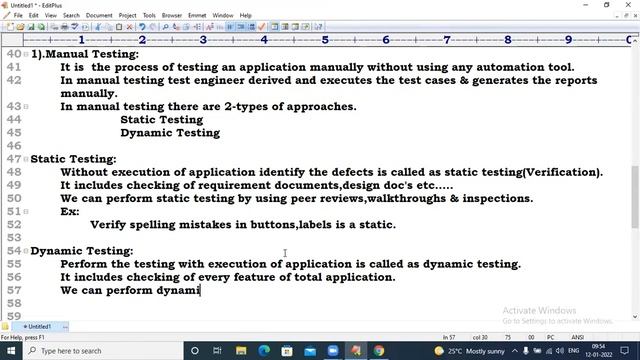 MANUAL + SELENIUM tutorials || Demo - 3 || by Mr. Mahesh On 12-01-2022 @9:30AM IST смотреть онлайн
