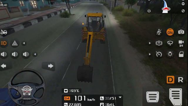 New Bulldozer 🔥👍 Jcb Driving 🎮😀 Backhoe Loader 🙂👍| Indian Vehical Simulator 3d🎮🔥🎯