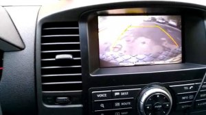 Передняя камера на Nissan Pathfinder
