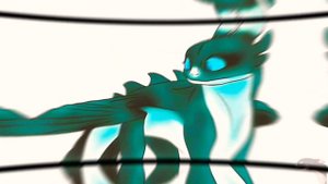 HTTYD 3 Toothless × Light fury and Dart, Pouncer,Ruffrunner