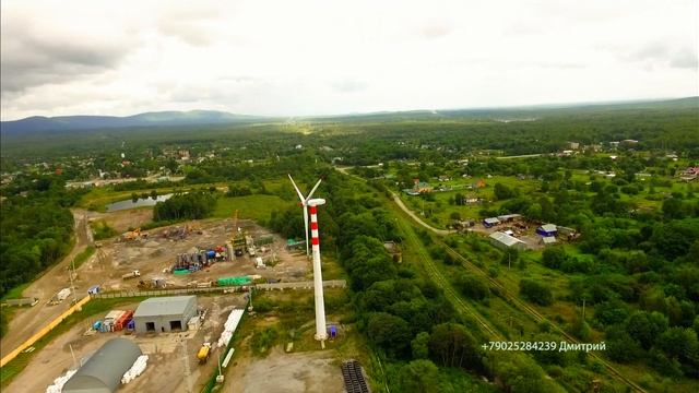 Ветряная станция п. Корфовский Хабаровский край смотреть онлайн