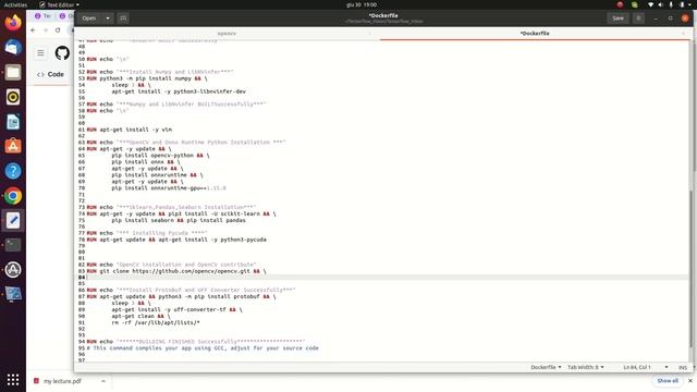 Install OpenCV GPU with Docker Container смотреть онлайн