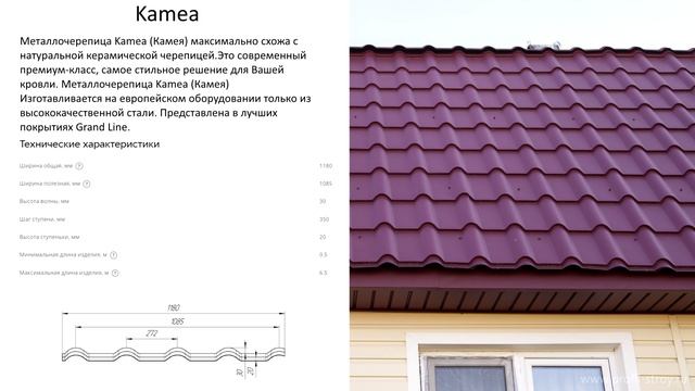 виды профиля металлочерепицы