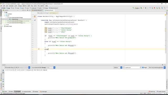 Kotlin pour Android : correction exercice K7a смотреть онлайн